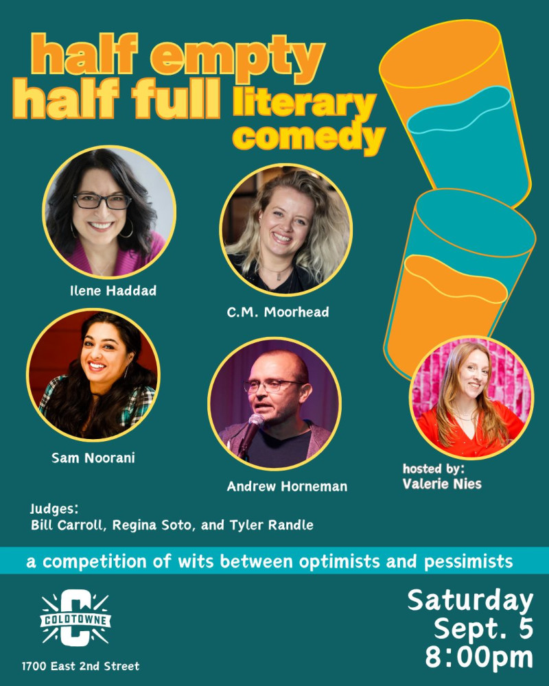 Half Empty Half Full Literary Comedy Show