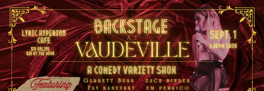 Backstage at Vaudeville