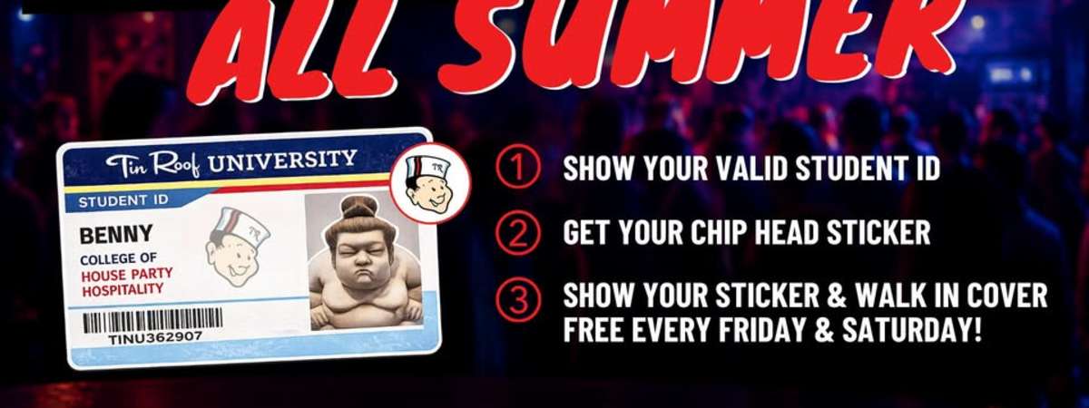 Free Cover Stickers on Thursdays 9pm