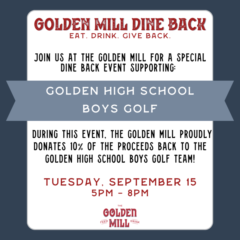 Dine Back Night: GHS Boys Golf