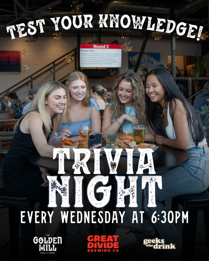 Trivia Night! Sponsored by Great Divide Brewing