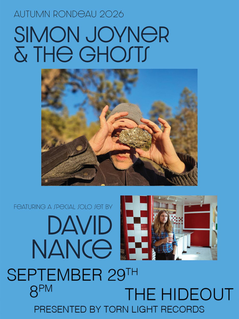 Torn Light Presents - Simon Joyner, David Nance in Chicago at The