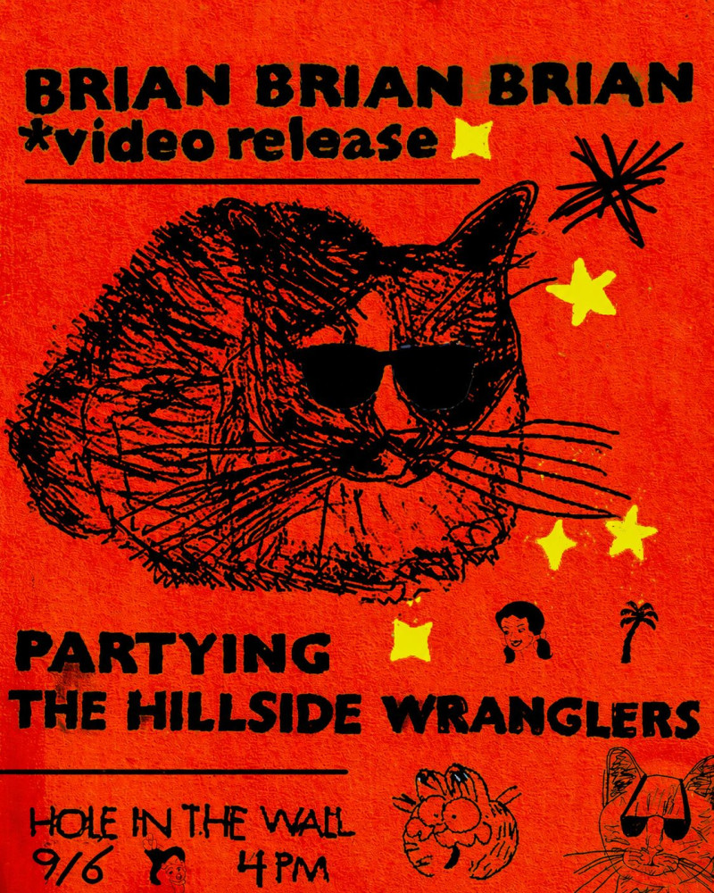 EARLY SHOW ft. The Hillside Wranglers, BRIAN BRIAN BRIAN & Partying