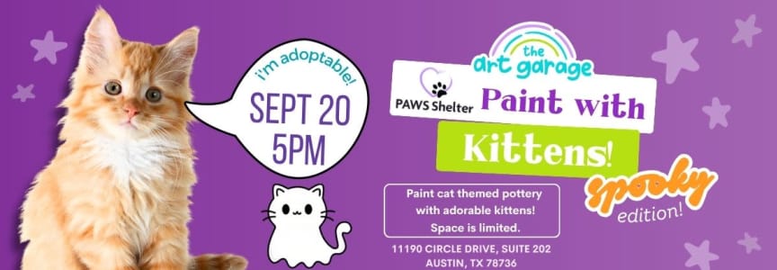 Paint With Kittens! Spooky Edition at Oak Hill