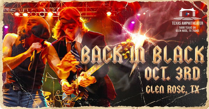 BACK IN BLACK - AC/DC Tribute LIVE!