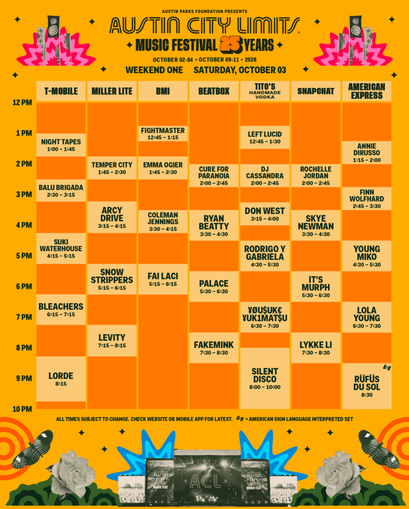 ACL Festival Weekend One Day Two