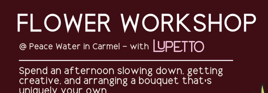 Bouquet Arranging with Lupetto