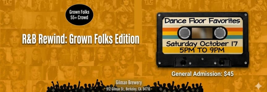 Grown Folks 55+ Crowd R&B Dance Rewind