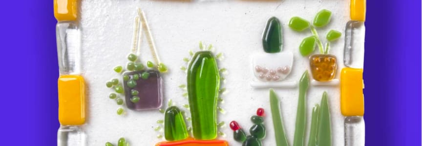 Fused Glass Plant Portraits