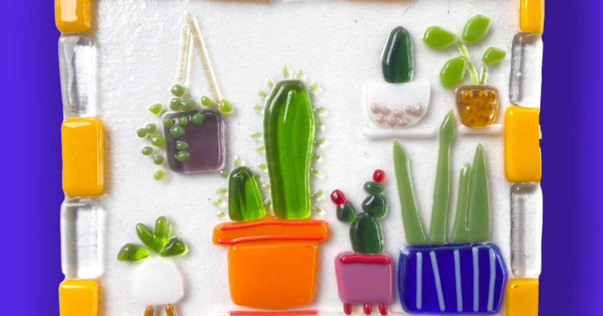 Fused Glass Plant Portraits