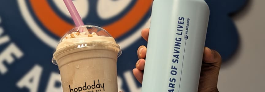 Free Hopdoddy Shake & Exclusive 75th Anniversary Tumbler with We Are Blood!