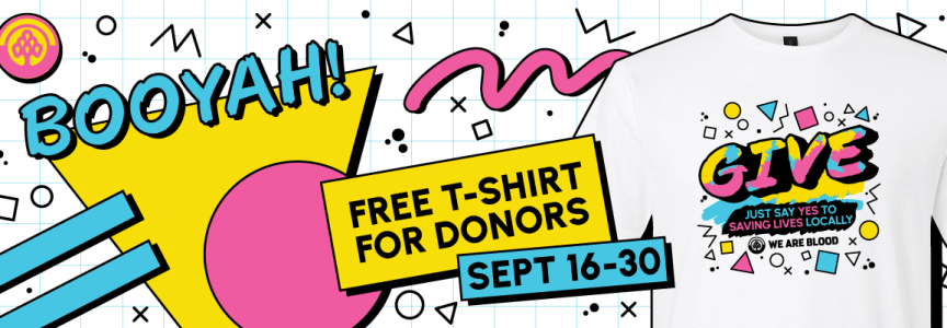 Donate Blood & Score a Free Exclusive We Are Blood T-Shirt!