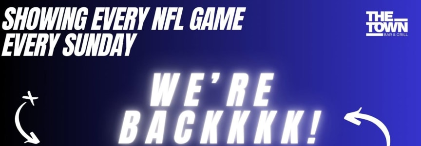 HALF OFF NFL Sundays – Presented by Afterlife & The Town