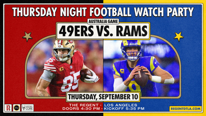 NFL Kickoff Watch Party (49ers vs Rams)