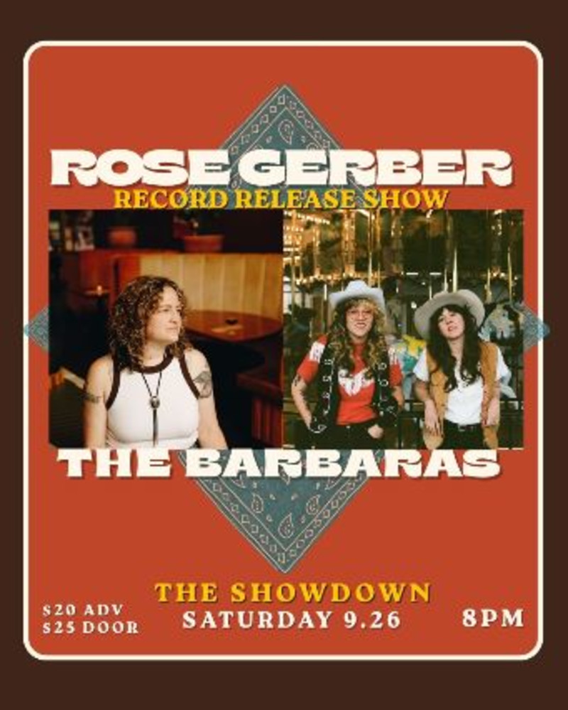 Roser Gerber Record Release Show and The Barbaras