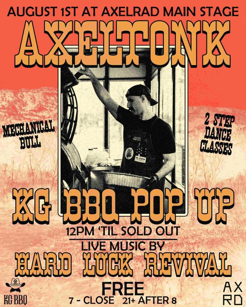Axeltonk | Honky Tonk Night W/ KG BBQ