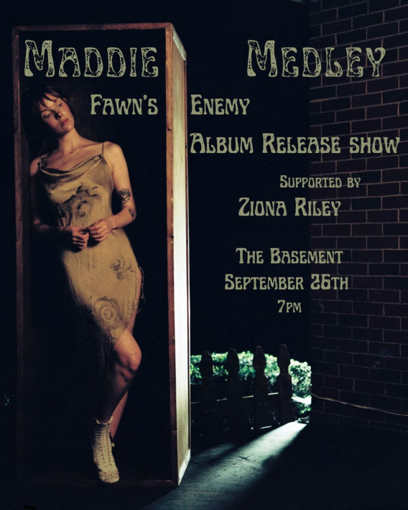 Maddie Medley - Fawn's Enemy Album Release Show w/ Ziona Riley