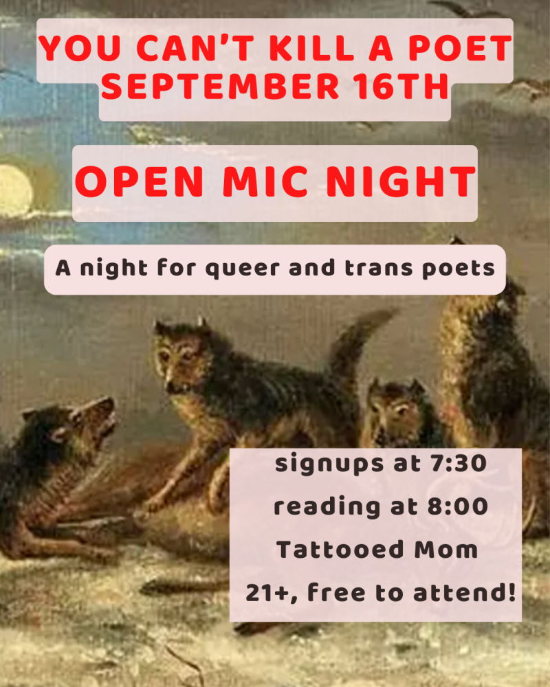 You Can’t Kill A Poet: Open Mic Night