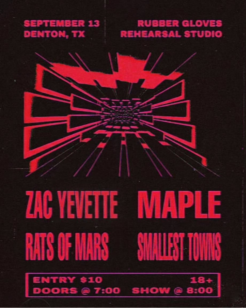 Zac Yevette | Smallest Towns | Maple | Rats of Mars [RUBBER ROOM]