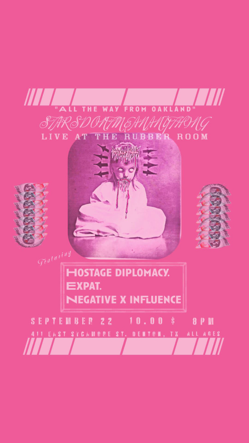 Starsdontmeananything | Hostage Diplomacy | Expat | Negative X Influence [RUBBER ROOM]