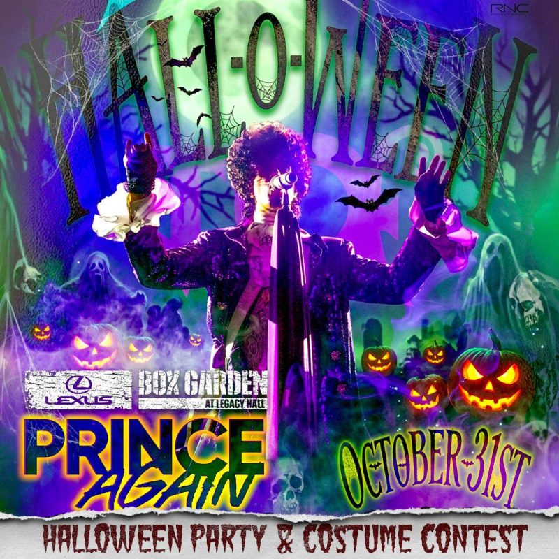 Hall-O-Ween Party + Costume Contest w / Prince Tribute: Prince Again