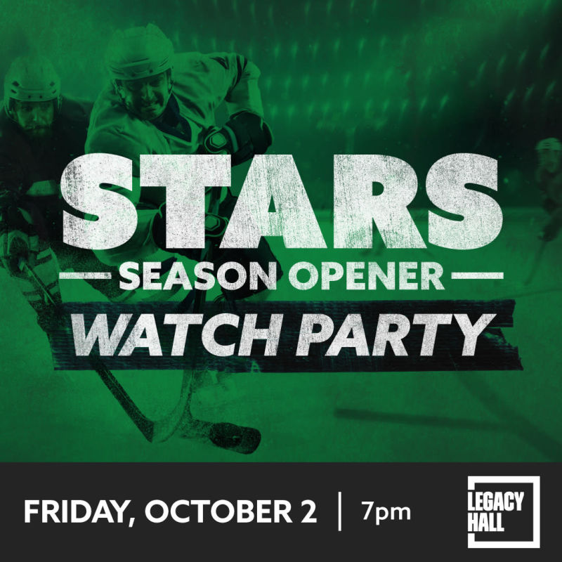 NHL Dallas Stars Season Opener