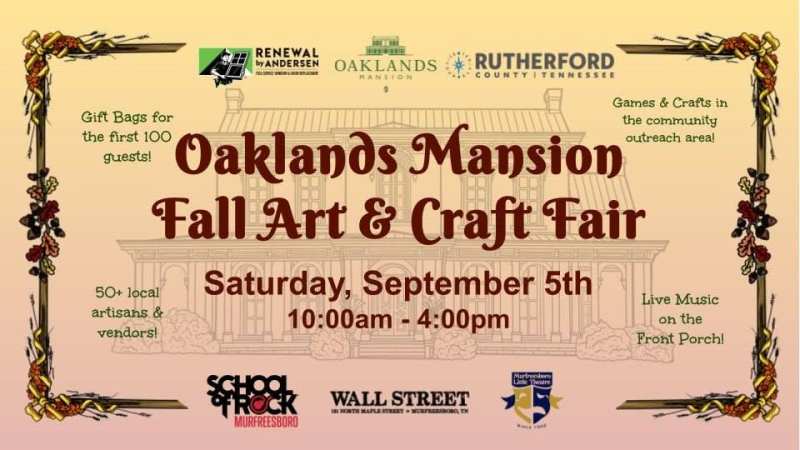 2nd Annual Fall Art & Craft Festival