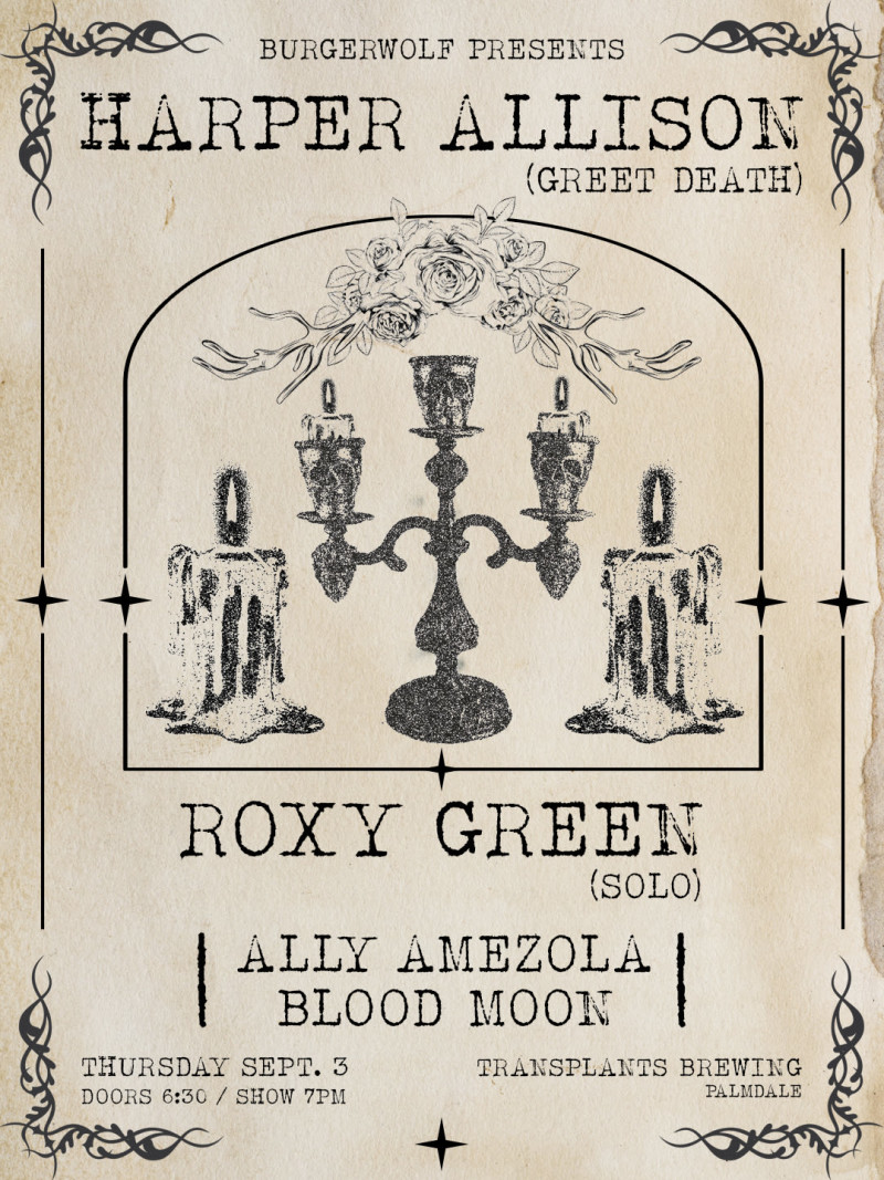 FREE SHOW: HARPER ALLISON / ROXY GREEN / ALLY AMEZOLA / BLOOD MOON
