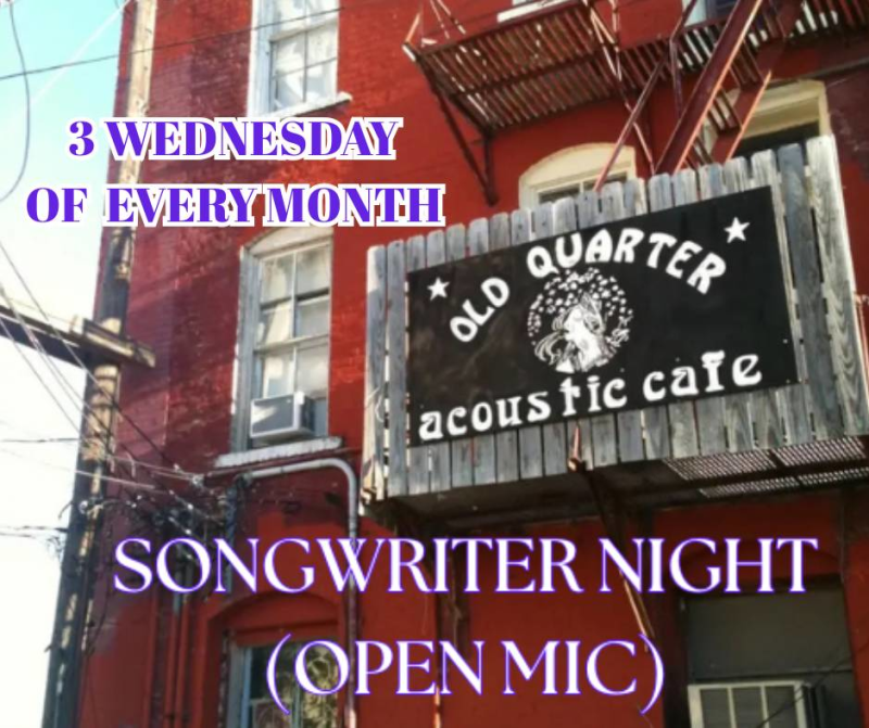 Songwriter Night (Open Mic)