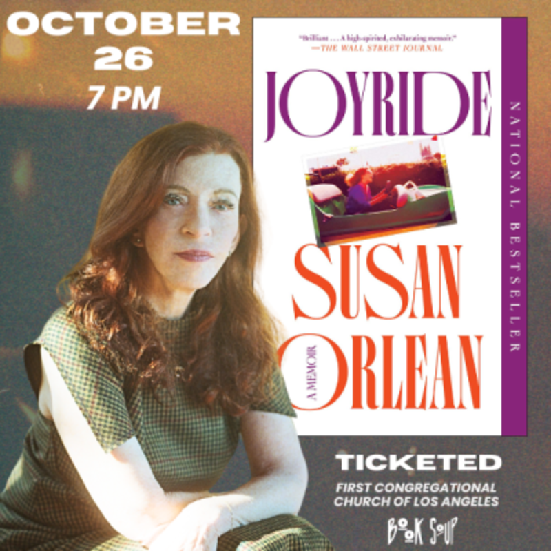 Susan Orlean discusses & signs Joyride: A Memoir