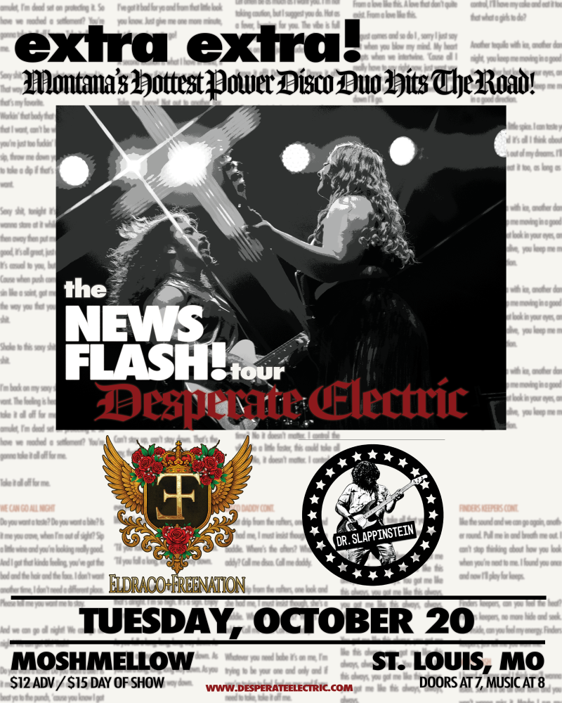 Funk Party: Desperate Electric w/ Eldraco + Freenation, Dr. Slappinstein