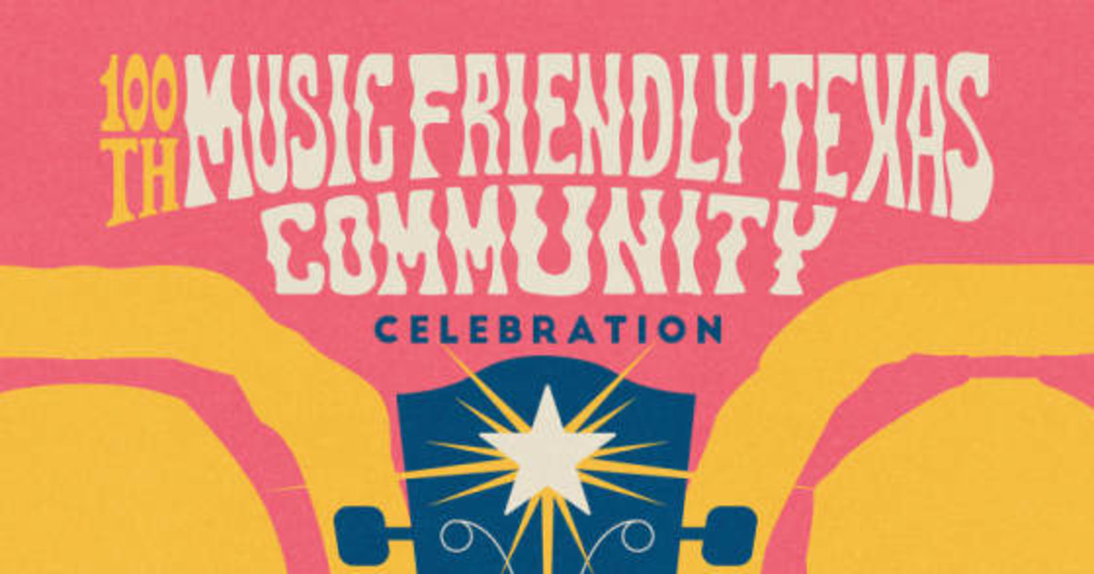 100th Music Friendly Texas Community Celebration Dancehall Show Austin concert poster