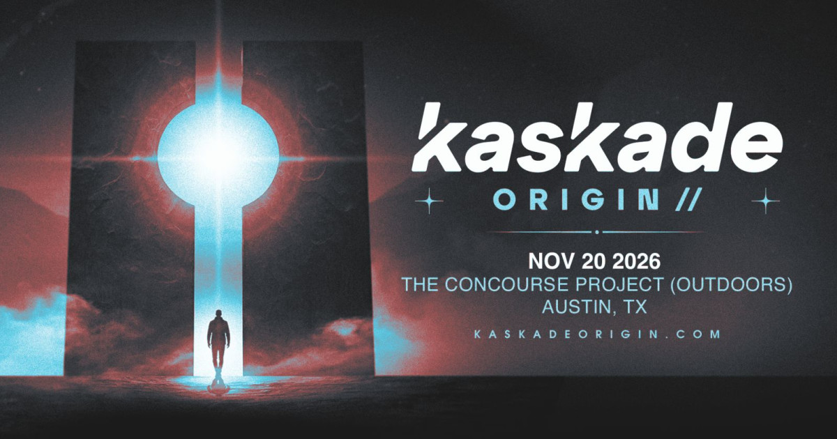 Kaskade at The Concourse Project (Outdoors) Austin concert poster