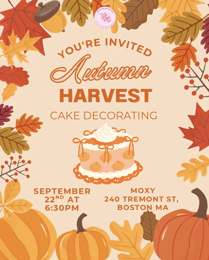Autumn Harvest Cake Decorating