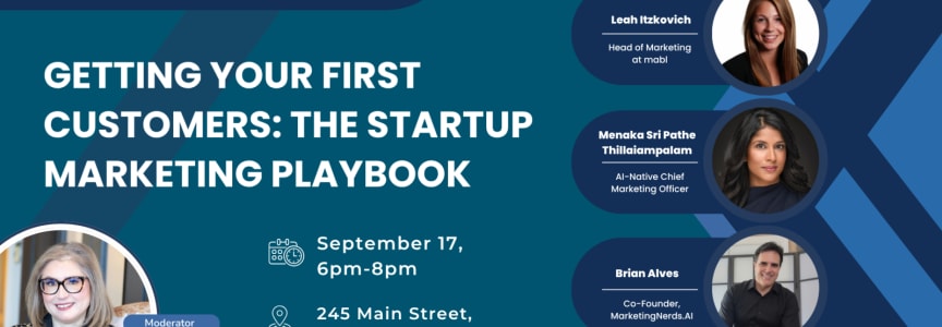 AMA Boston - Getting Your First Customers: The Startup Marketing Playbook