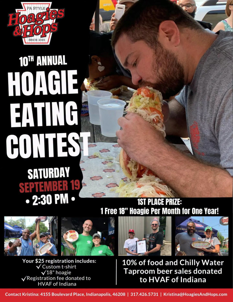 Hoagies and Hops Annual Hoagie Eating Contest