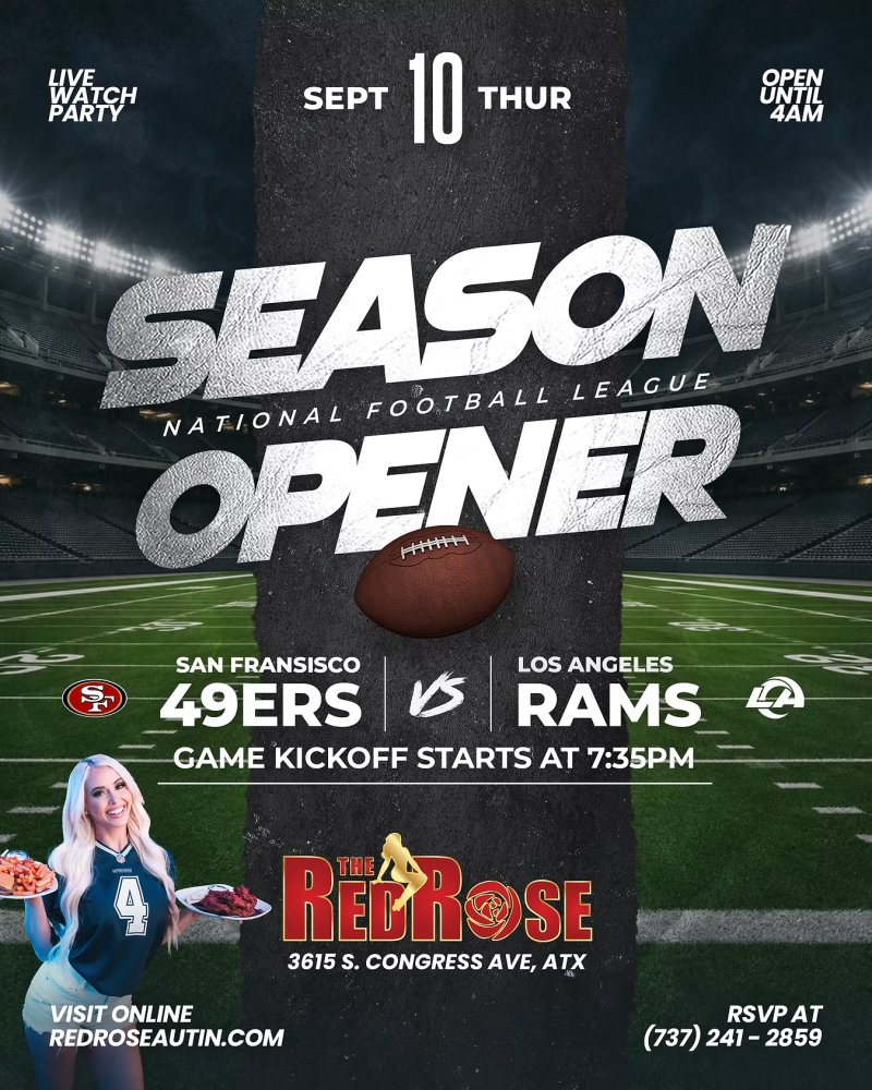 NFL Season Opener - 49ers VS Rams