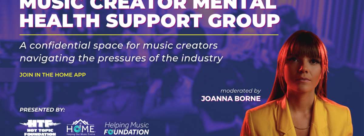 Music Creator Mental Health Support Group