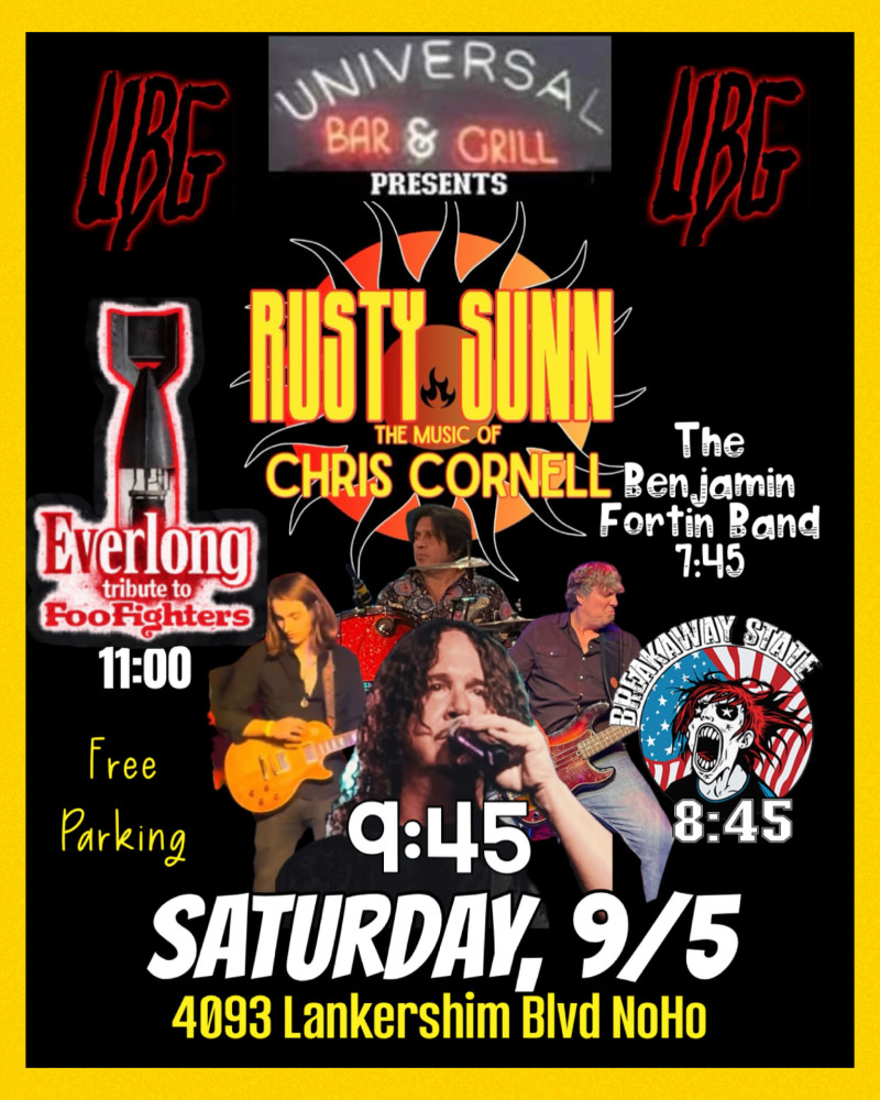 Universal Bar & Grill Presents: RUSTY SUNN & Friends