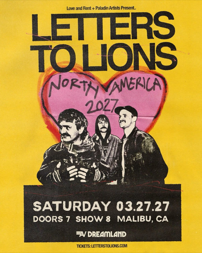 Letters To Lions: North American Tour 2027