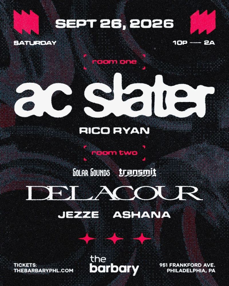 AC SLATER / DELACOUR w. SOLAR SOUNDS x TRANSMIT