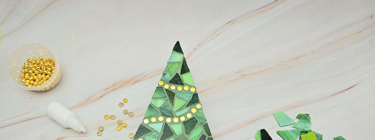 Christmas Mosaic Trees