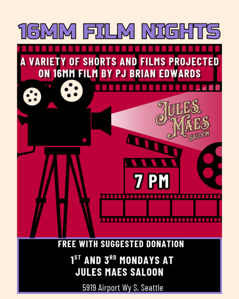 PJ Edwards Live 16mm Film Night