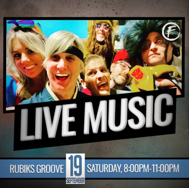 Rubiks Groove — 80s, 90s & 00s Tribute (Tickets $25)