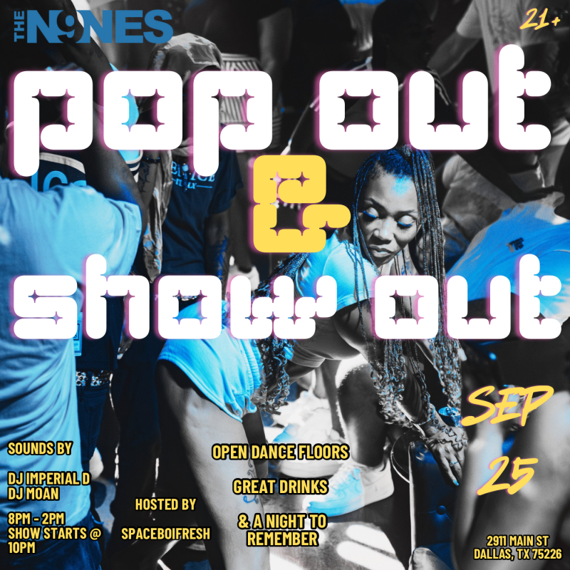 Pop Out and Show Out Fridays