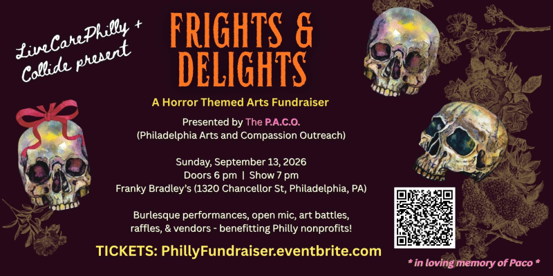 Frights & Delights: A Horror Themed Arts Fundraiser