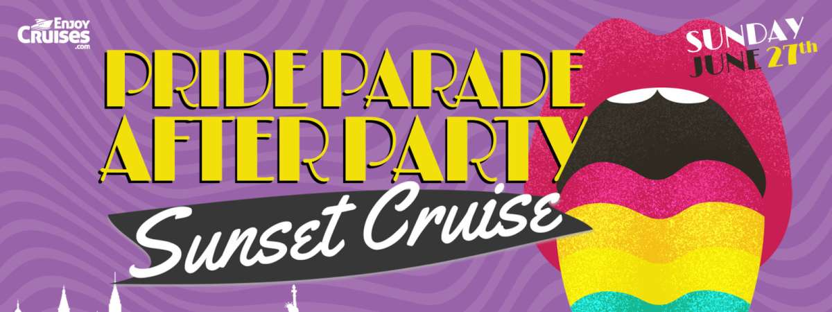 PRIDE Parade After Party Sunset Cruise NYC | Be Free, Be You!