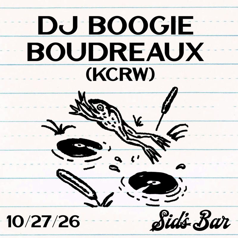 DJ Boogie Boudreaux (KCRW)