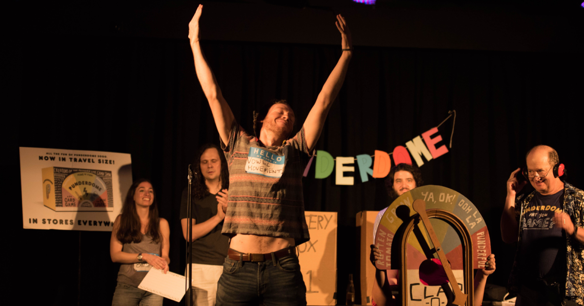 NYC’s HALLOWEEN PUNDERDOME®: Pun & Pun-Costume Compuntitions – is on 10/28! at littlefield
