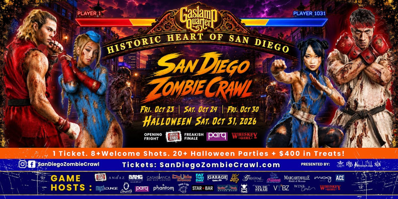 2026 San Diego Zombie Crawl: Weekend 1